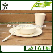 bamboo fiber kitchenware set three pieces dinnerware sets for promotion